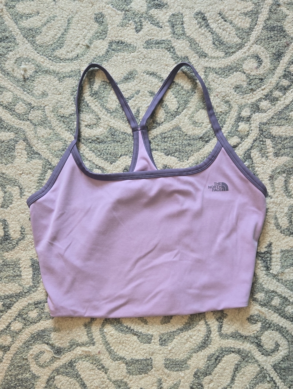 The North Face Lavender Racerback Sports Crop